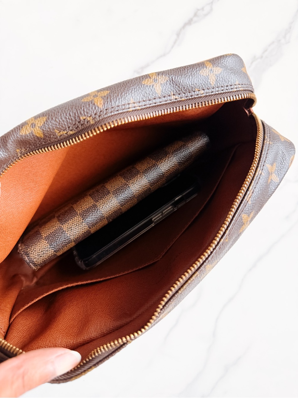 Louis Vuitton Monogram Clutch as Crossbody - Picture 14 of 15